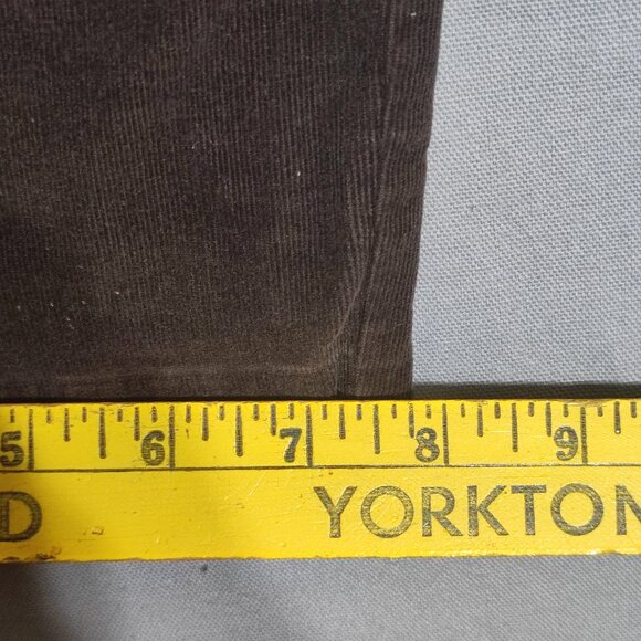 Tabi Anne Corduroy pants women's size 14 brown colour high-rise straight leg - Picture 15 of 15